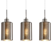 Espejo 3 Light Glass & Iron Pendant